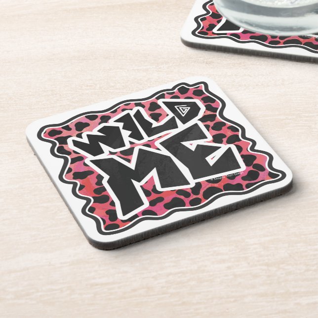Dalmatian Black and Red with Wild Me Coaster (Left Side)