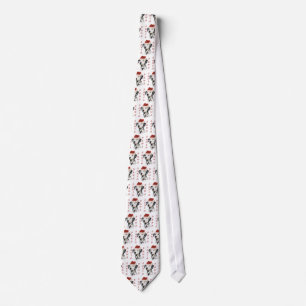Dalmatian (blk) Santa Paws Tie