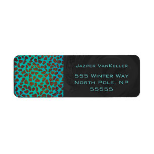 Dalmatian Brown and Teal with Monogram