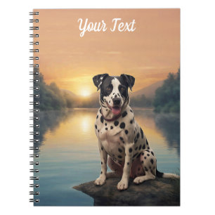 Dalmatian by Lake Notebook