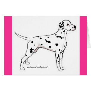 Dalmatian Cards: Black-Spotted