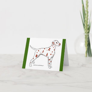 Dalmatian Cards: Liver-Spotted Card