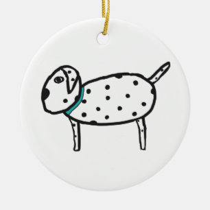 Dalmatian Ceramic Ornament