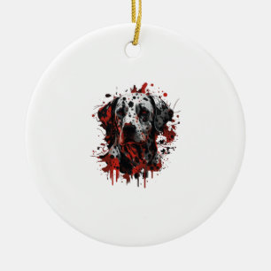 Dalmatian Ceramic Ornament
