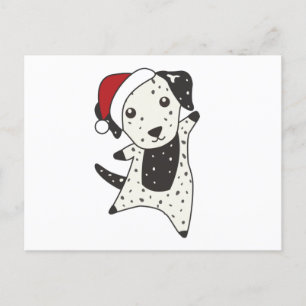 Dalmatian Christmas Dog Winter Animals Dogs Postcard