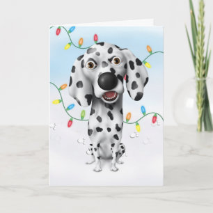 Dalmatian Christmas Holiday Card