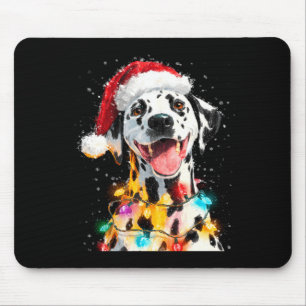 Dalmatian Christmas Womens Long Sleeve  Mouse Pad