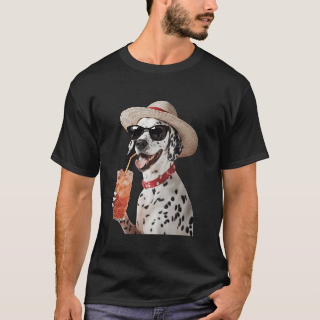 Dalmatian Cocktail T-Shirt (Front)