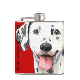 Dalmatian Color Block Hip Flask
