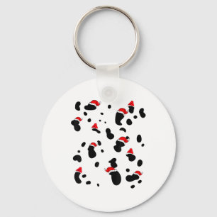 Dalmatian Costume Dog Christmas Kids Women Men Tod Keychain