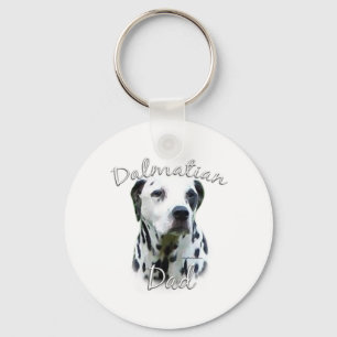 Dalmatian Dad 2 Keychain