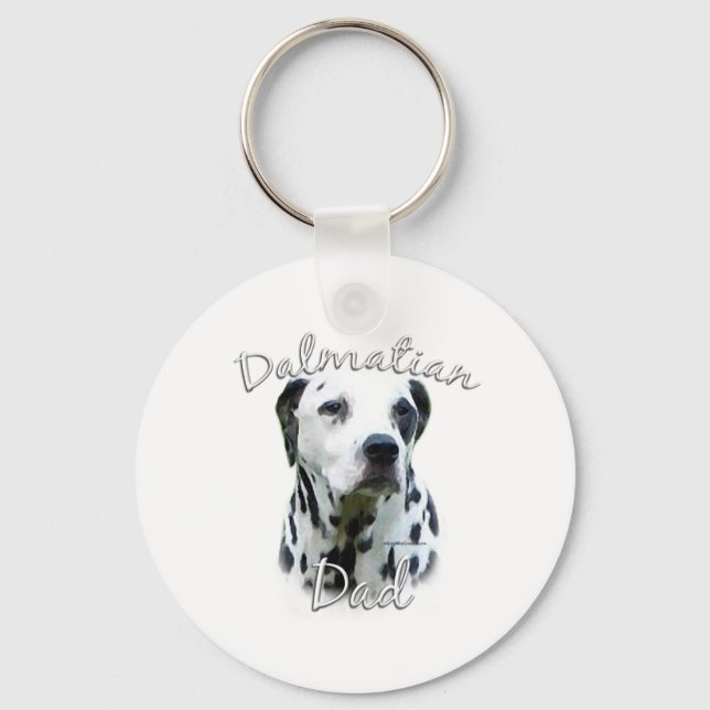 Dalmatian Dad 2 Keychain (Front)