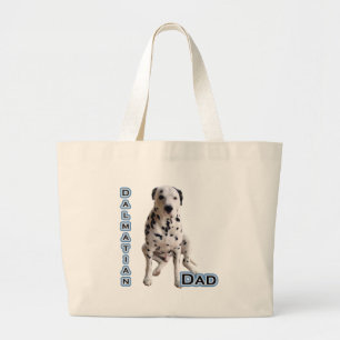 Dalmatian Dad 4 Large Tote Bag