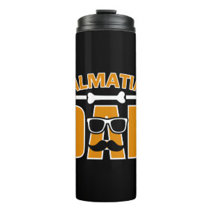 Dalmatian dad for dad dog lover thermal tumbler