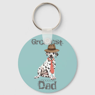 Dalmatian Dad Keychain