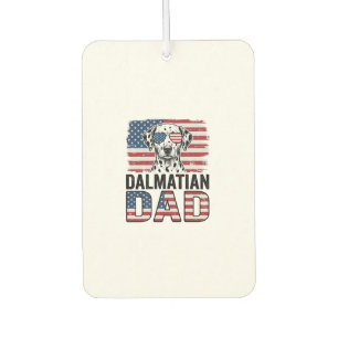 Dalmatian Dad Patriotic Vintage Dog Shirt Design_1 Air Freshener
