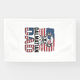 Dalmatian Dad Patriotic Vintage Dog Shirt Design_1 Banner