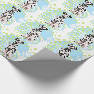 Dalmatian Doctor Dog with Stethoscope and Glasses Wrapping Paper