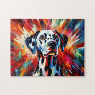 Dalmatian Dog Acrylic Art Print Jigsaw Puzzle