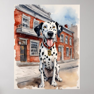 Dalmatian - Dog Art Print