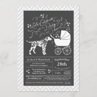 Dalmatian Dog Baby Shower Gender Neutral