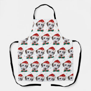 Dalmatian Dog Breed Christmas Apron