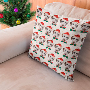 Dalmatian Dog Breed Christmas Throw Pillow