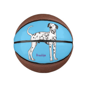 Dalmatian dog cartoon  mini basketball
