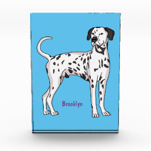 Dalmatian dog cartoon photo block