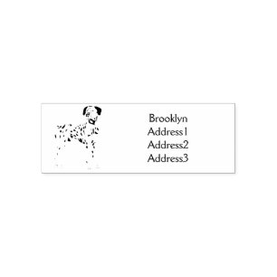 Dalmatian dog cartoon self-inking stamp
