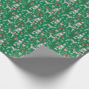 Dalmatian Dog Christmas dog Wrapping Paper