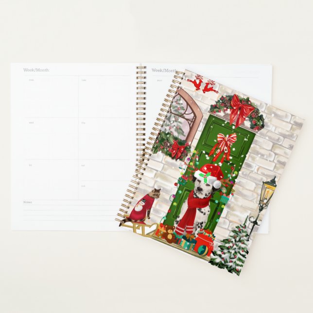 Dalmatian Dog Christmas   Planner (Display)