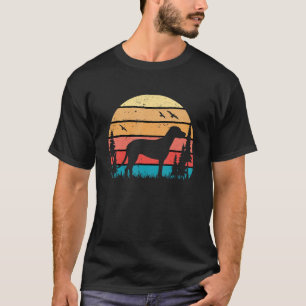 Dalmatian Dog Cute Puppy Retro Sunset T-Shirt