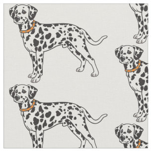 Dalmatian dog fabric