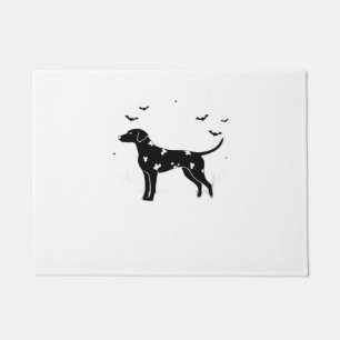Dalmatian Dog – Halloween Moon Silhouette Classic  Doormat