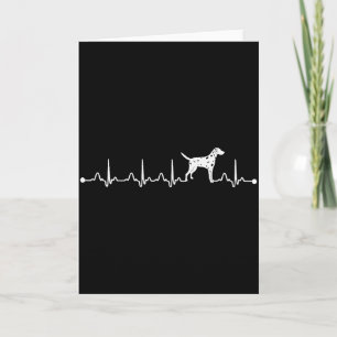 Dalmatian Dog Mom Owner Eternity Heart Valentines Card