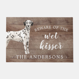Dalmatian Dog Personalized Door Mat