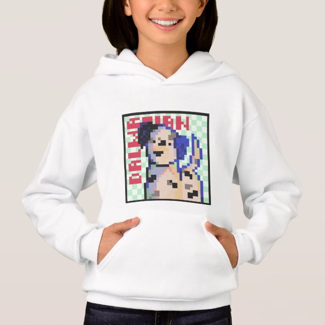 Dalmatian Dog, Pixel Art, Pixelart  (Front)