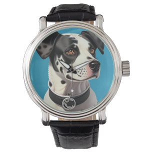 Dalmatian Dog Portrait Watch