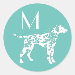 Dalmatian Dog Puppy Classic Round Sticker
