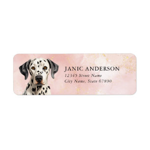 Dalmatian Dog Return Address Labels