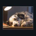 DALMATIAN DOG SLEEPING POSTCROSSING POSTCARD<br><div class="desc">POSTCARD DALMATIAN DOG SLEEPING POSTCROSSING</div>