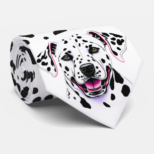 Dalmatian Dog Tie