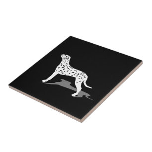 Dalmatian dog tile