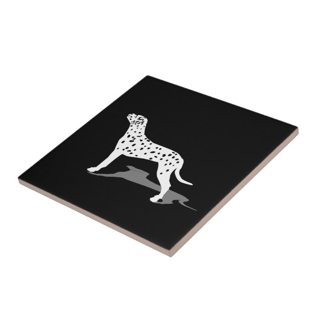 Dalmatian dog tile (Side)