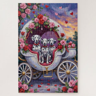 Dalmatian Dog Valentine's Day Jigsaw Puzzle