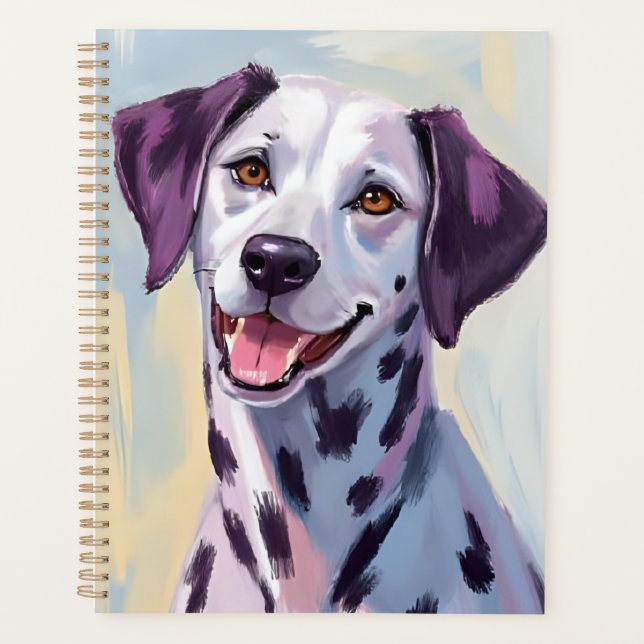 Dalmatian Dog Watercolor Painting (Devant)