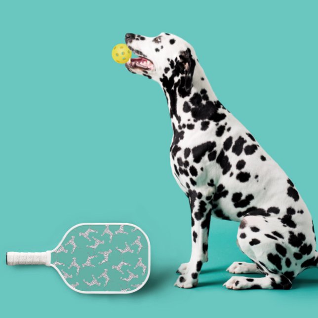 Dalmatian dogs blue  pickleball paddle (Creator Uploaded)