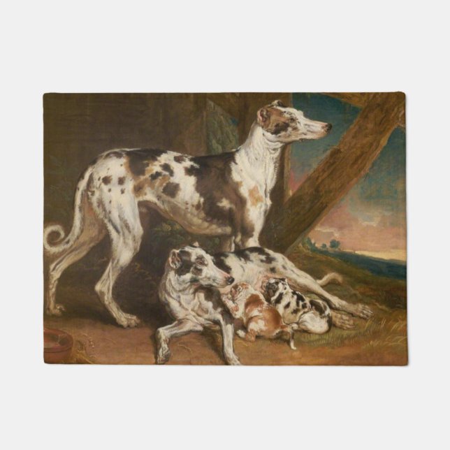 Dalmatian Dogs (by James Ward) Doormat (Front)