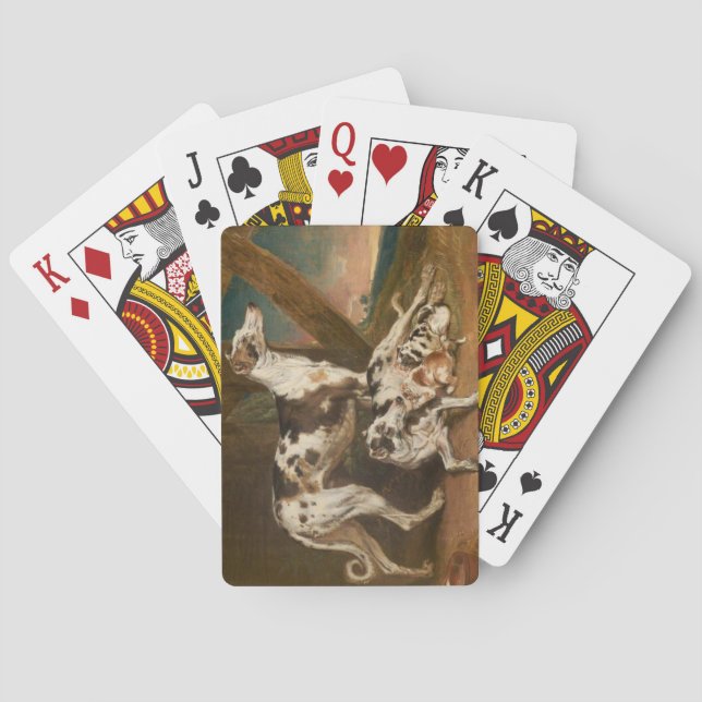 Dalmatian Dogs (by James Ward) Playing Cards (Back)